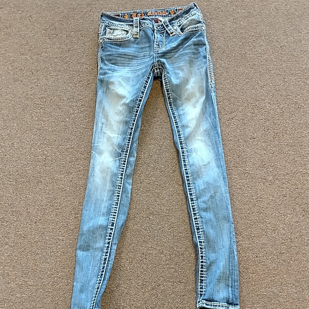 Rock Revival 'Nakita' sz 24 skinny jeans